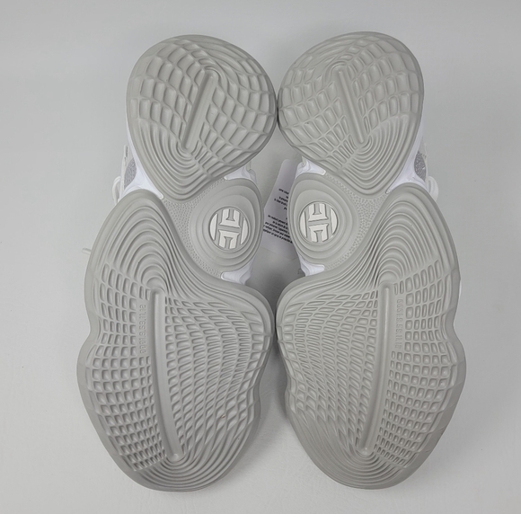 Adidas Harden Vol. 4 White Grey 2019 Basketball Shoes Men\'s Size 6.5 EF9653 New main image 5